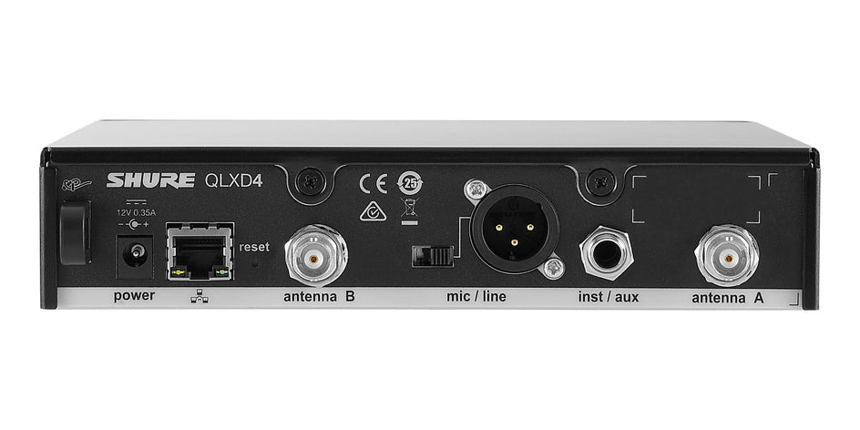 SHURE QLXD24 / BETA58 HANDHELD WIRELESS MICROPHONE SYSTEM