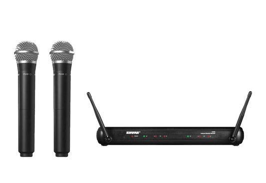 SHURE SVX288/PG58 DUAL WIRELESS HANDHELD MIC SYSTEM