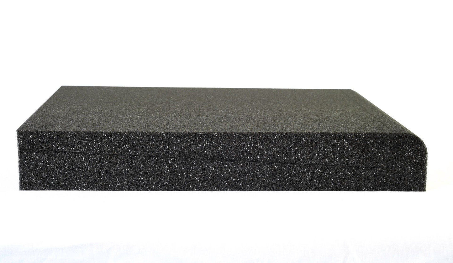 2X SOUNDKING DB039B STEEL STUDIO MONITOR STANDS + ISOLATION PADS