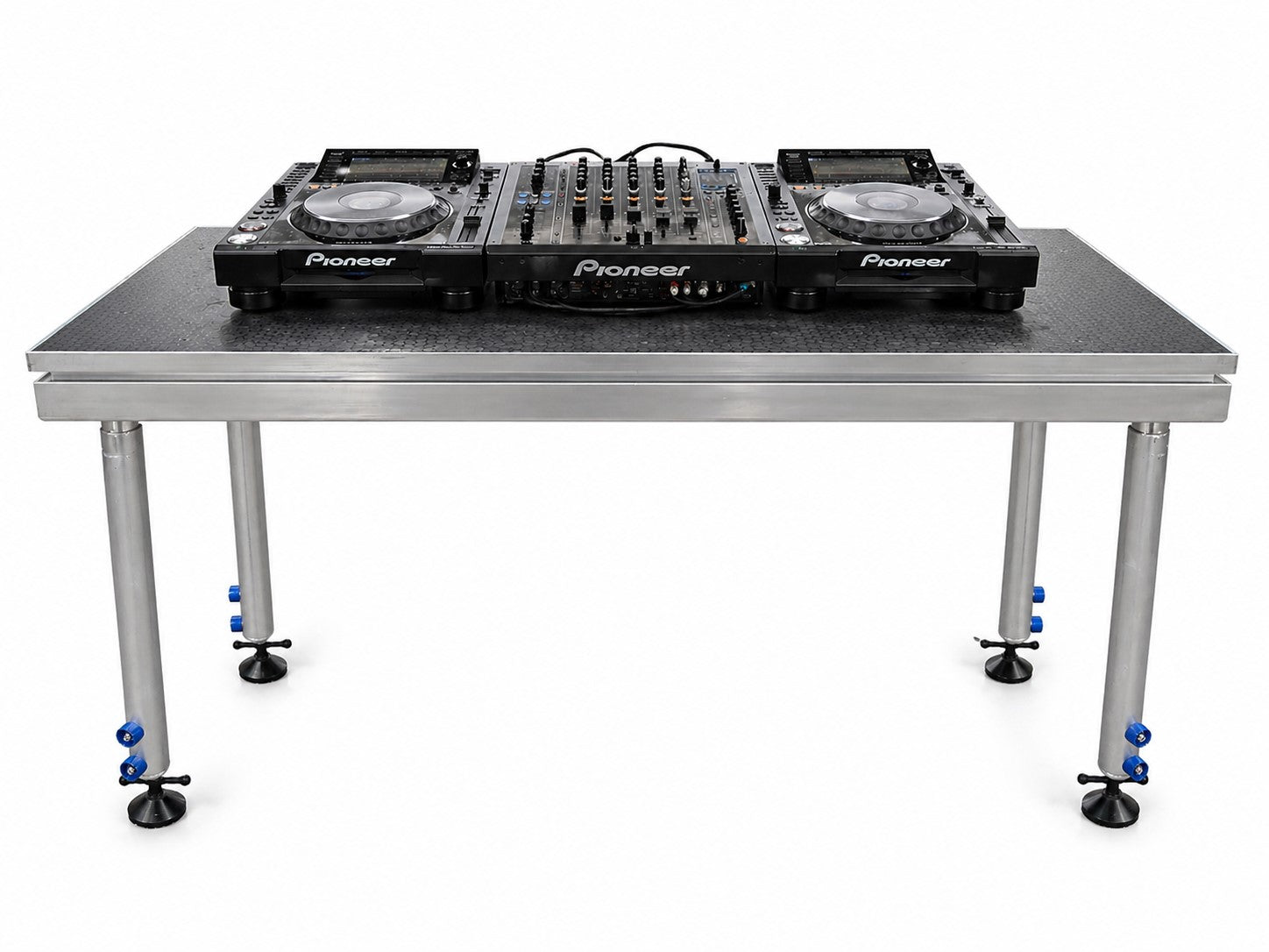 DJ TABLE/ Portable stage panel 60cmx 120cm size, 80cm to 140cm