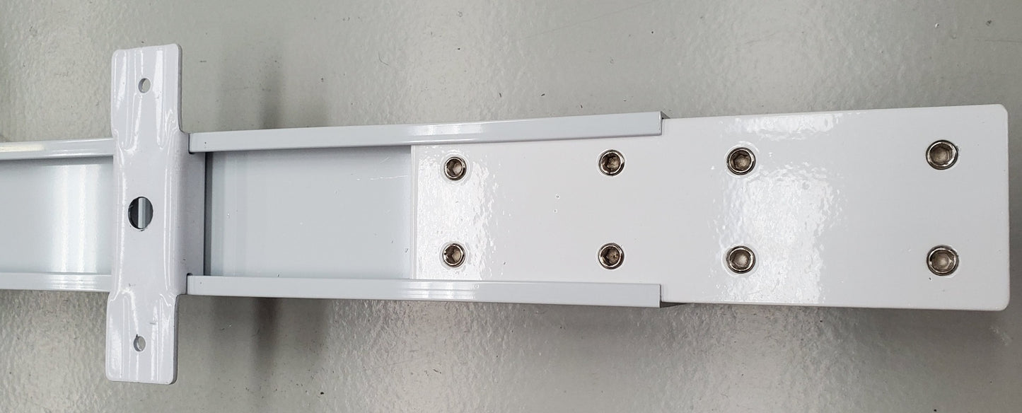 2.4m Heavy duty stage track to attach to ceiling or truss, supplied with runners and joining plate