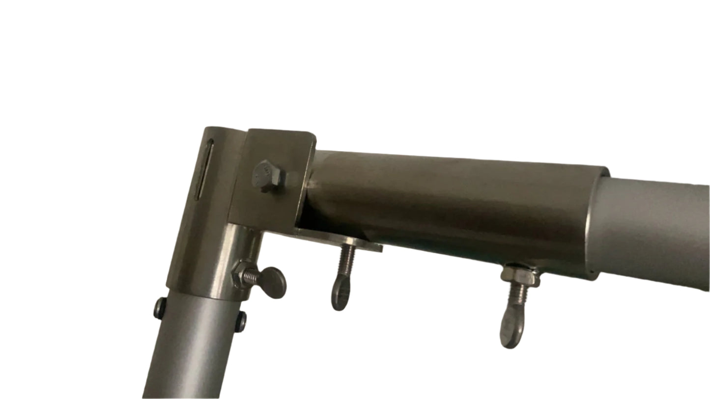 2m semicircle with upright brackets for pipe and drape