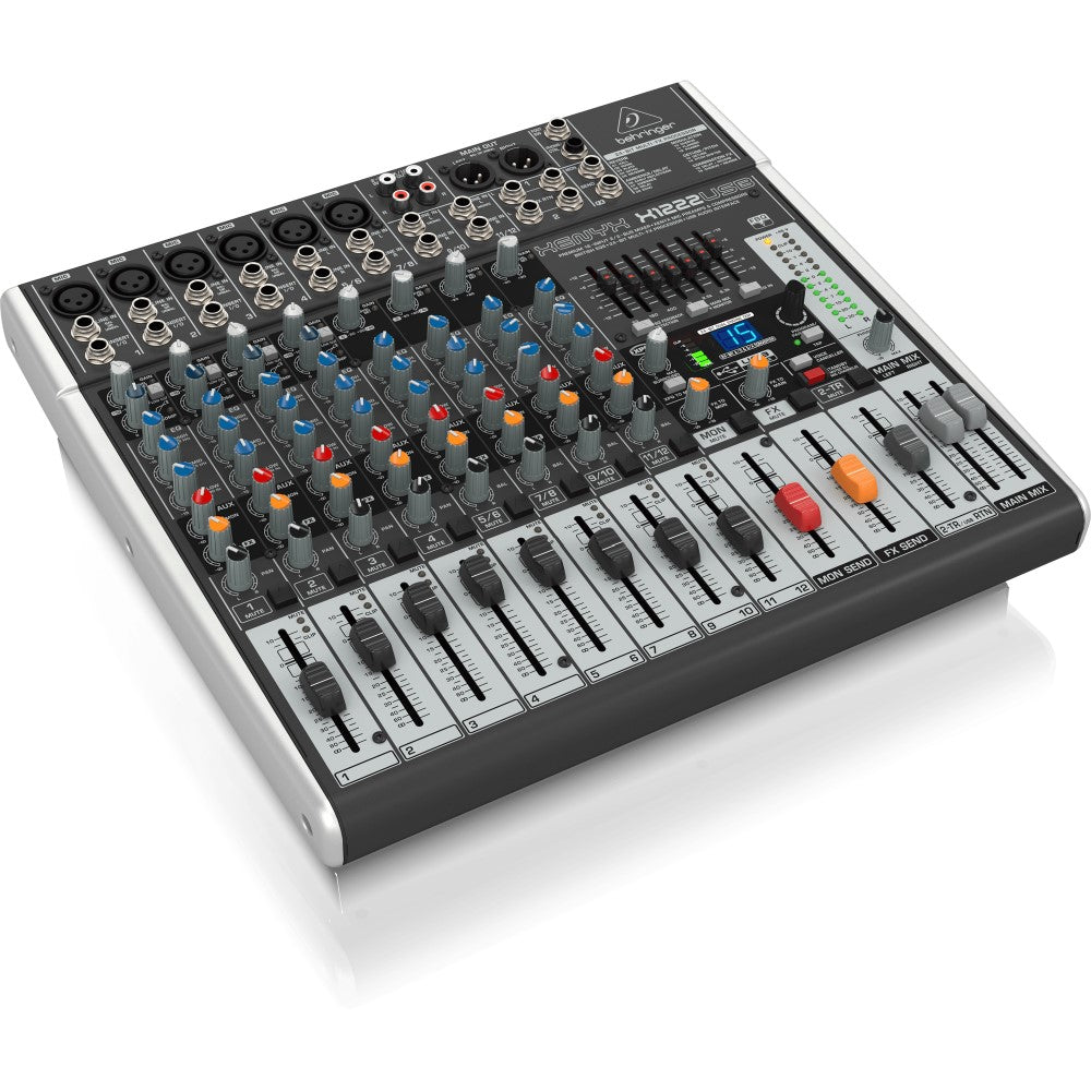 Behringer Xenyx X1222USB 16 Channel PA Mixer with FX and USB