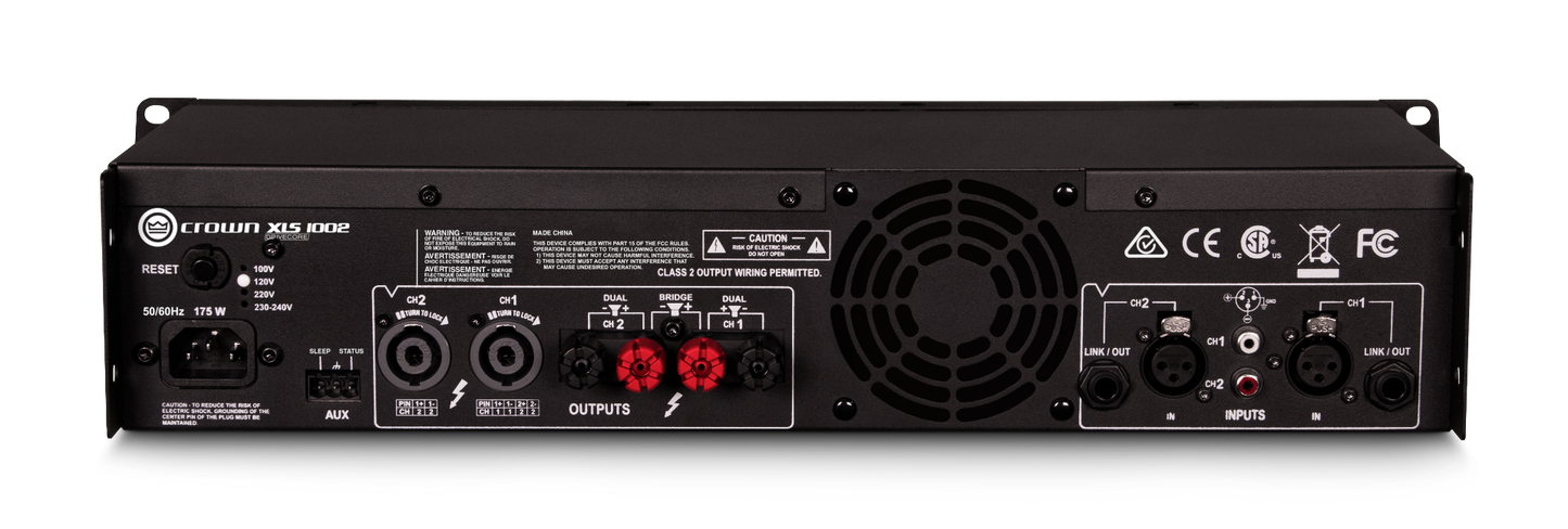 CROWN XLS1002 POWER AMPLIFIER