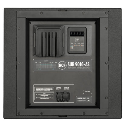RCF SUB 9016-AS rear