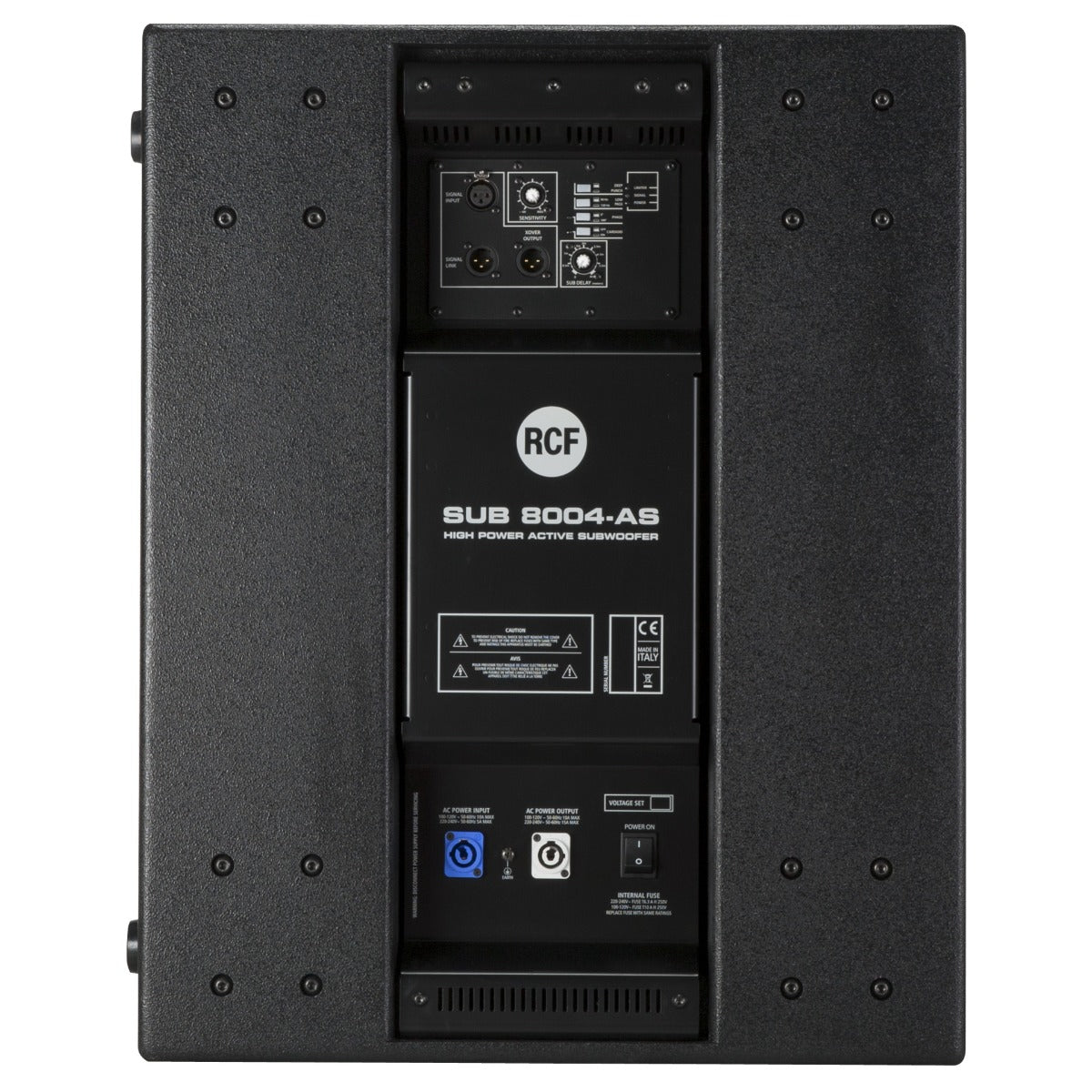 RCF SUB 8004-AS 18" 2500 WATT ACTIVE HIGH POWER SUBWOOFER
