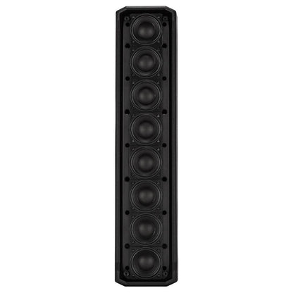 RCF EVOX JMIX8 Active 12" 2-Way 1400W Portable Line Array PA System with 8-Input Mixer (Black)