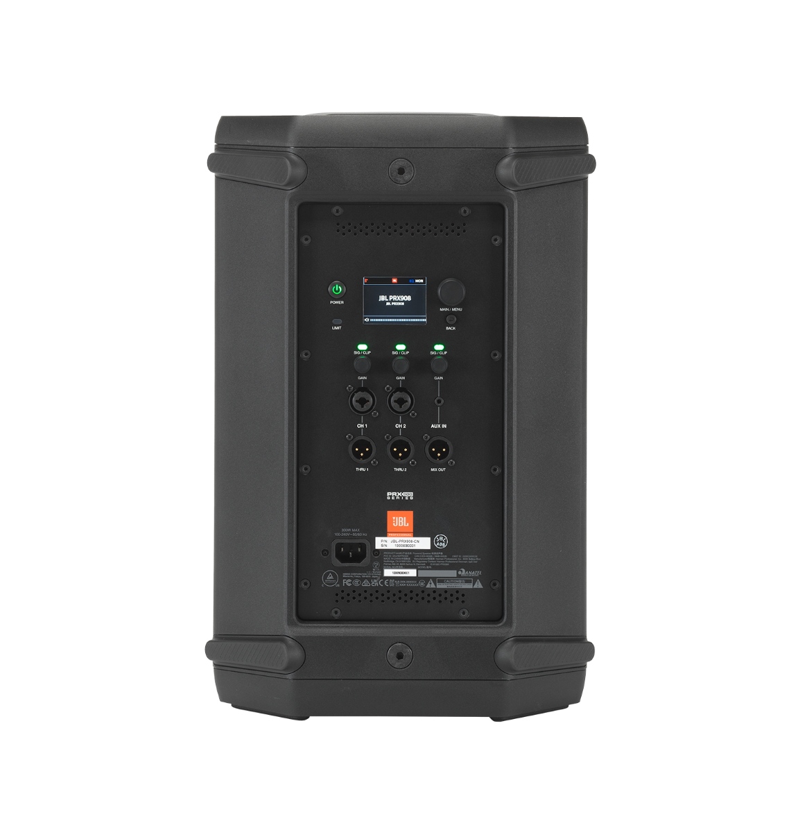 JBL PRX908 Professional Powered Two-Way 8-inch PA Loudspeaker