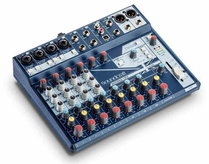 SOUNDCRAFT NOTEPAD-12FX SMALL-FORMAT ANALOG MIXING CONSOLE WITH USB I/O AND LEXICON EFFECTS