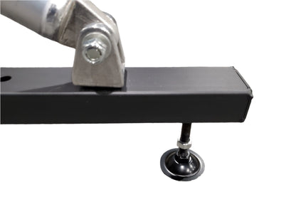 Truss / base plate outrigger, ground support balance system for 2" trussing
