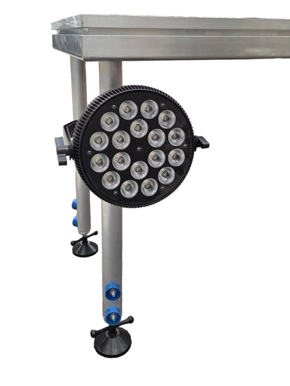 DJ TABLE/ Portable stage panel 61cmx 122cm size, 60cm to 100cm high legs