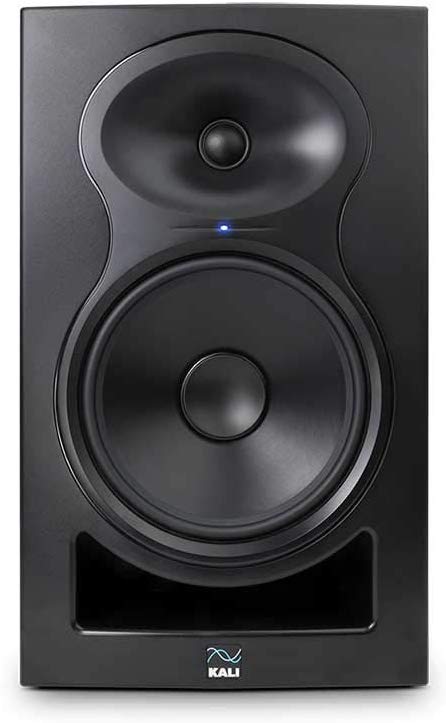 KALI AUDIO LP-8 2nd Wave 8" 2-WAY ACTIVE STUDIO MONITOR PAIR BLACK  WITH DB039 FLOOR STANDS