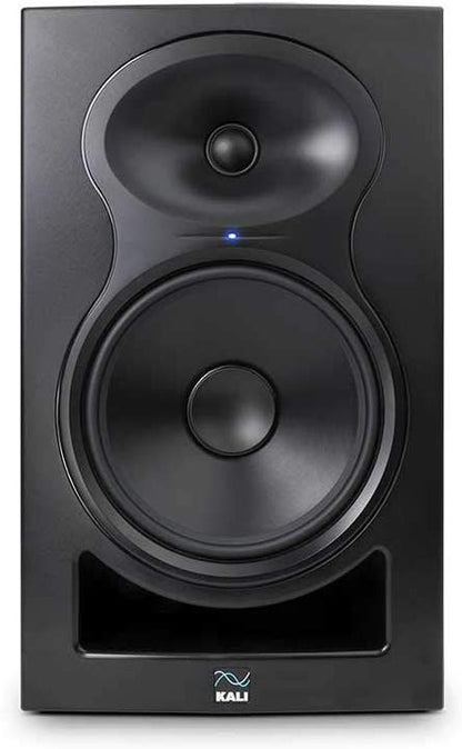 KALI AUDIO LP-8 2nd Wave 8" 2-WAY ACTIVE STUDIO MONITOR PAIR BLACK  WITH DB039 FLOOR STANDS