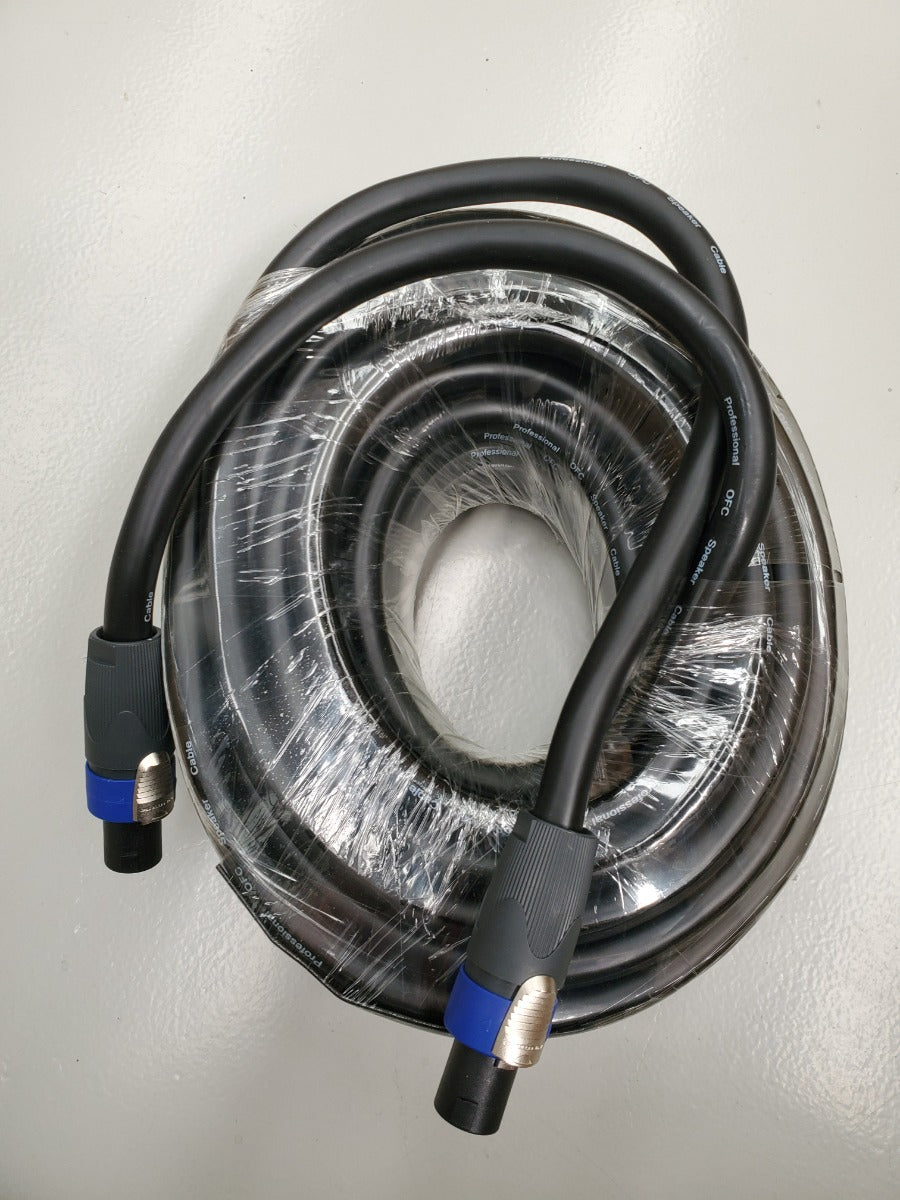 10m 4 Core 2.5mm Neutrik NL4FX Speakon to Speakon speaker Cable