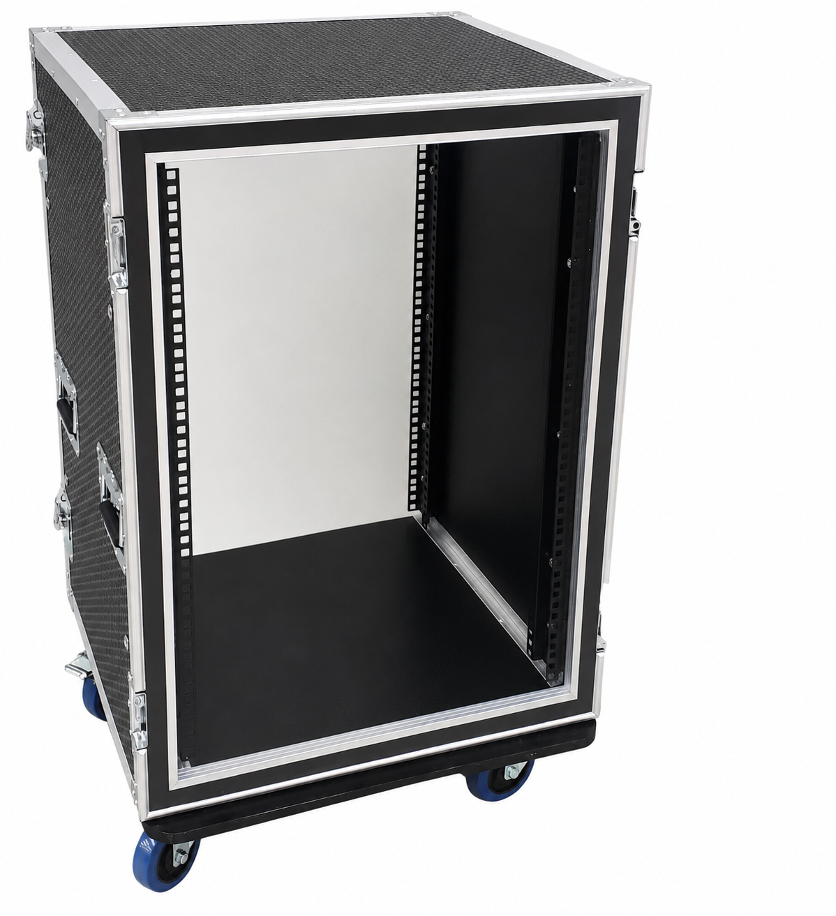 CaseToGo 16RU Spaces 19" rack anti-shock case with castors