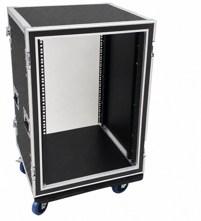 CaseToGo 16RU Spaces 19" rack anti-shock case with castors