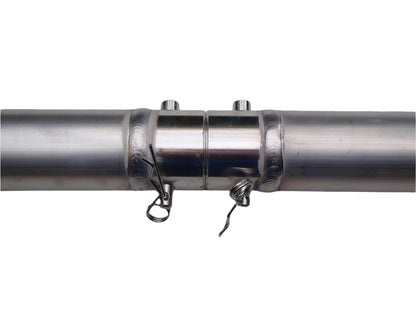 Aluminium 50mm pipe - 1m long with quick lock connector