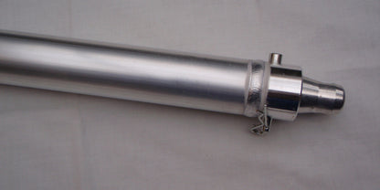 Aluminium 50mm pipe - 1.5m long with quick lock connector
