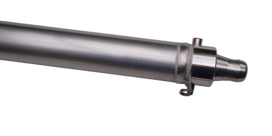 Aluminium 50mm pipe - 1.5m long with quick lock connector