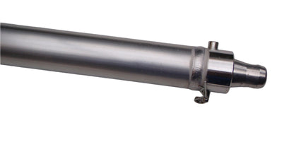 Aluminium 50mm pipe - 1m long with quick lock connector