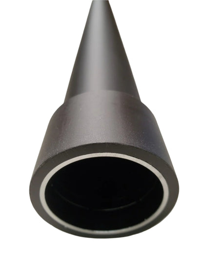 2.4m - 6.1m BLACK Pipe and Drape Telescopic upright - minimum height 2.4m - maximum height 6.1m