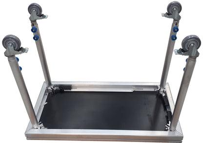 DJ TABLE / Portable stage panel 61cmx 122cm size on castor wheels