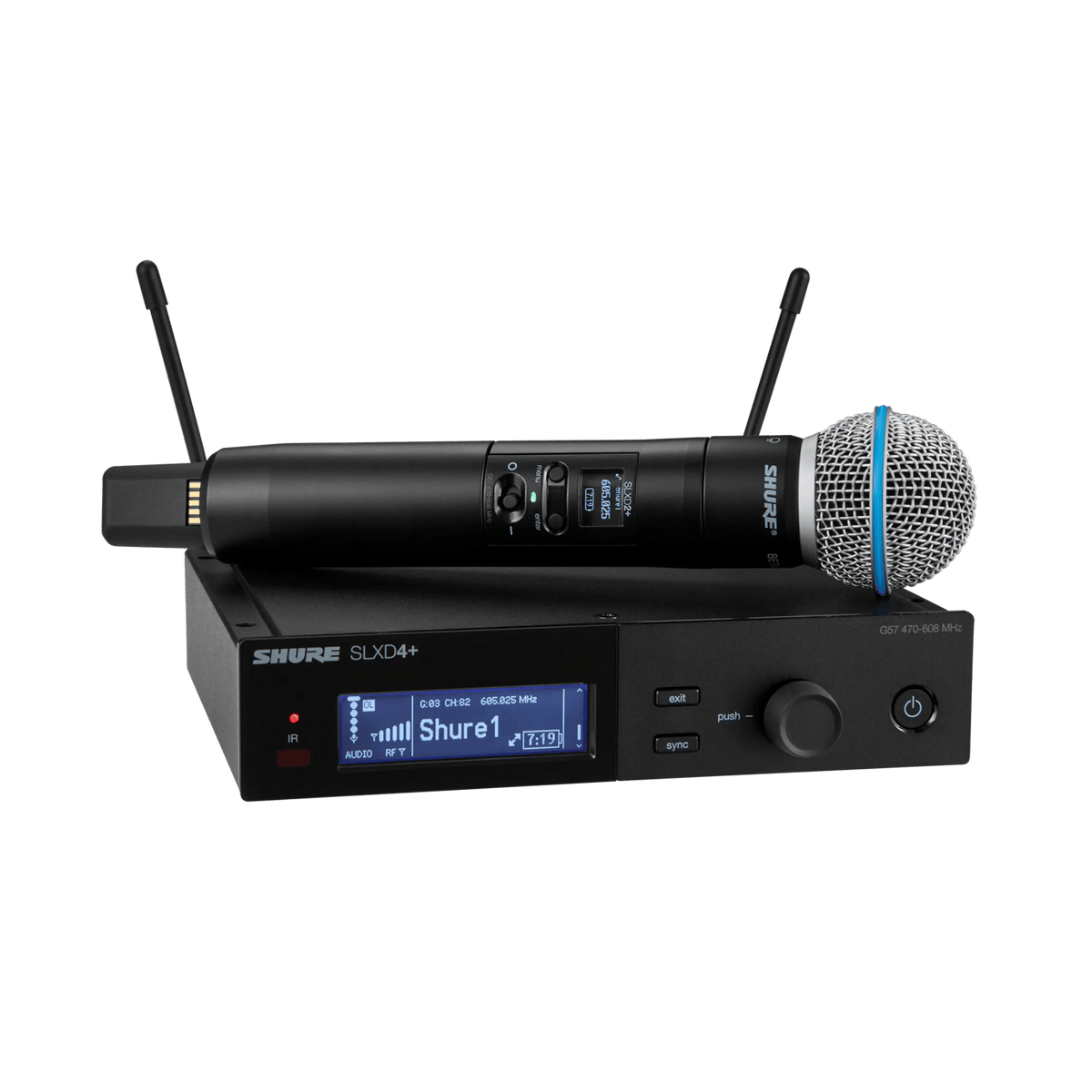 Shure SLXD24+/B58 digital wireless system