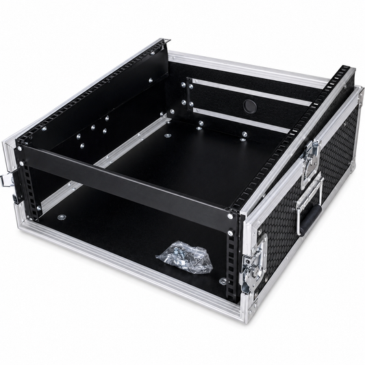 CaseToGo 19" 3U amp / 12RU mixer slanted flight road case