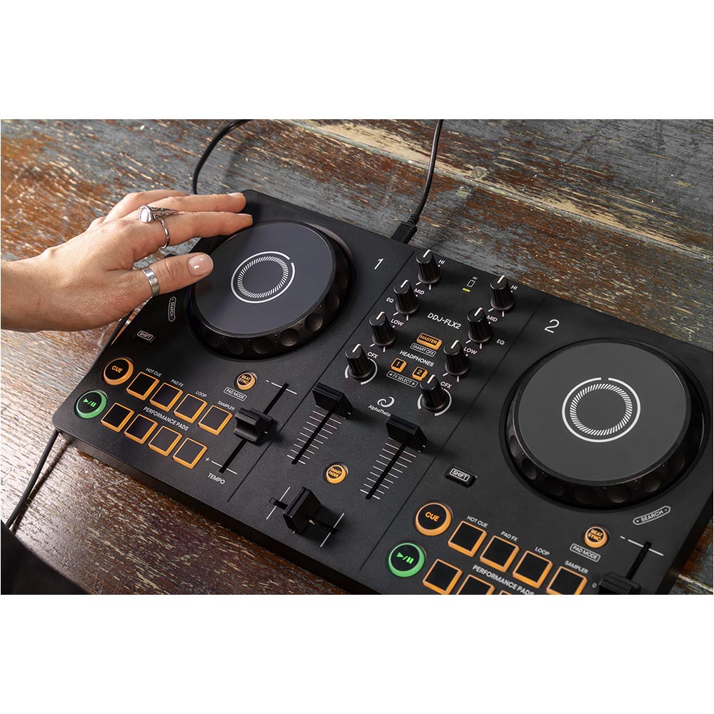 AlphaTheta DDJ-FLX2 Compact 2-Channel DJ Controller