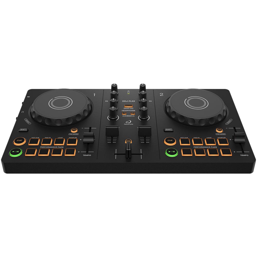 AlphaTheta DDJ-FLX2 Compact 2-Channel DJ Controller