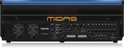 Midas Heritage HD96-24 IP digital console rear panel