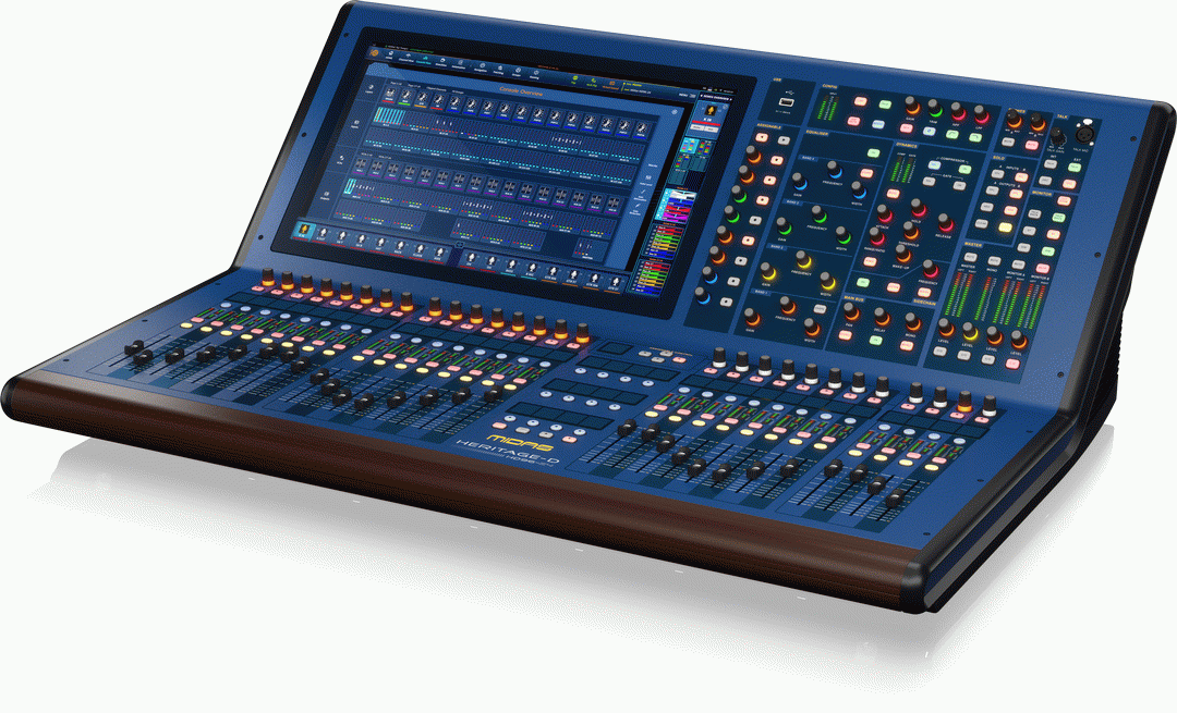 Midas Heritage HD96-24 IP digital console alternate angle
