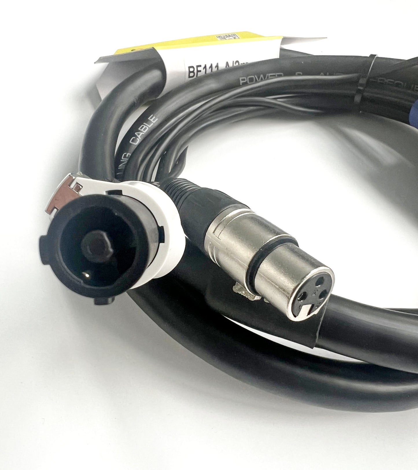 Powercon REAN Signal Audio 3pin XLR combo cable 1m