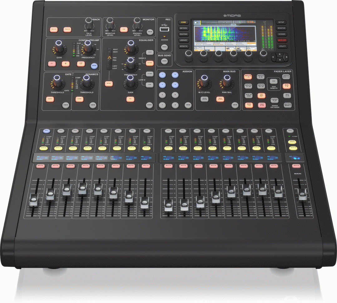 Midas M32R LIVE front view