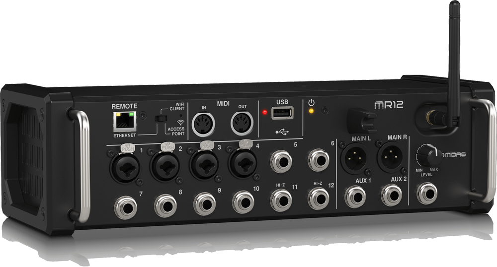 Midas MR12 angled front view