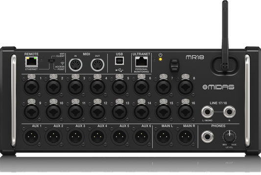 Midas MR18 front view