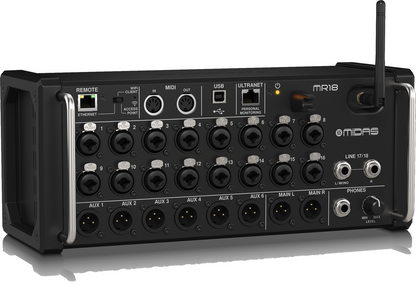 Midas MR18 angled front view