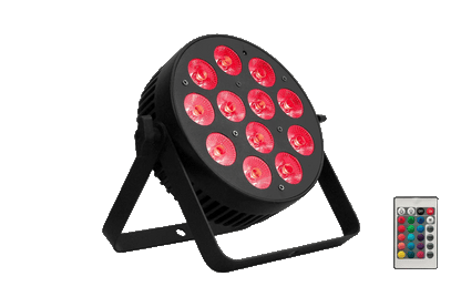 EVENT LIGHTING PAR12X8L - Indoor Lite Par with 12 x 8W RGBW LEDs