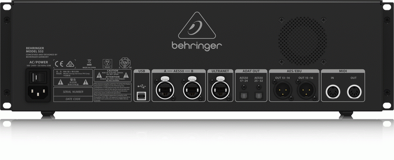 BEHRINGER S32 DIGITAL SNAKE INTERFACE