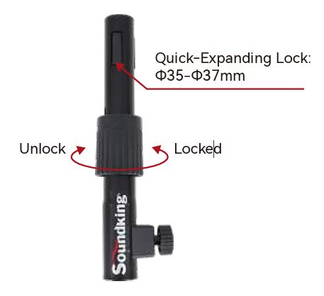 Soundking SB409 locking speaker stabilizing adaptor