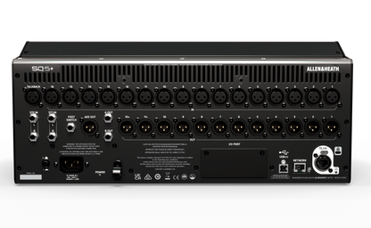 Allen & Heath SQ5+ 48 Channel / 44 Bus / 17 Fader Digital Mixer with RackUltra FX