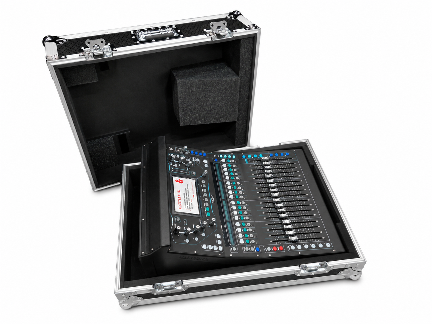 Allen & Heath SQ5, SQ5+, QU5 or Qu5+ mixer flight case
