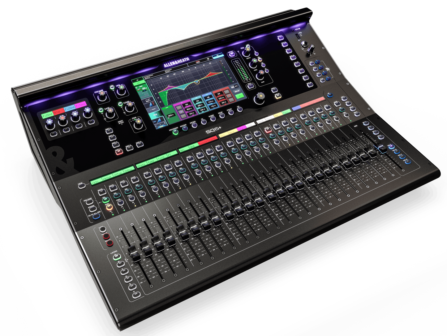 Allen & Heath SQ6+ 48 Channel / 44 Bus / 25 Fader Digital Mixer with RackUltra FX