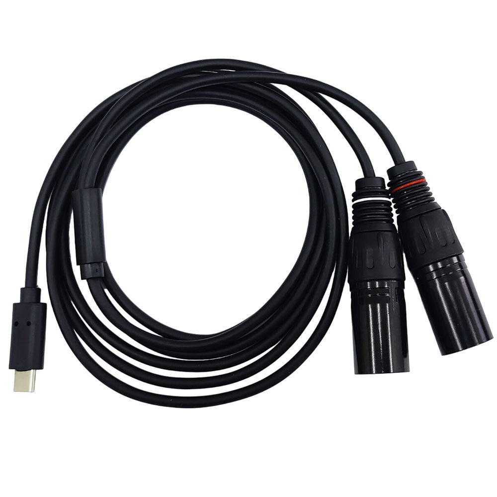 Soundking BUX001 USB-C to 2 × Male XLR Audio Cable – 2m