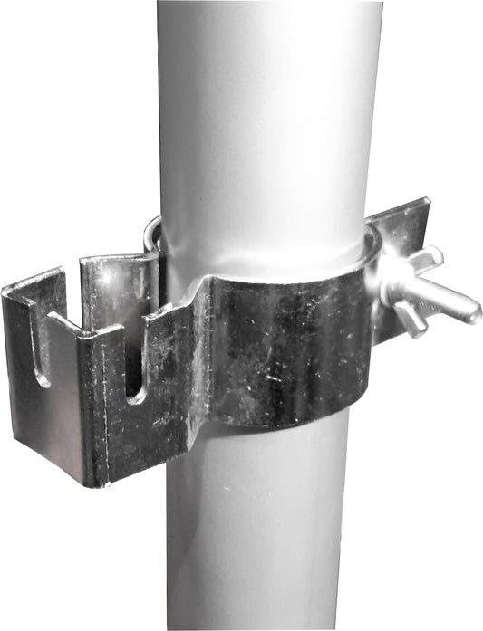 Upright clamp hanging bracket for horizontal bar