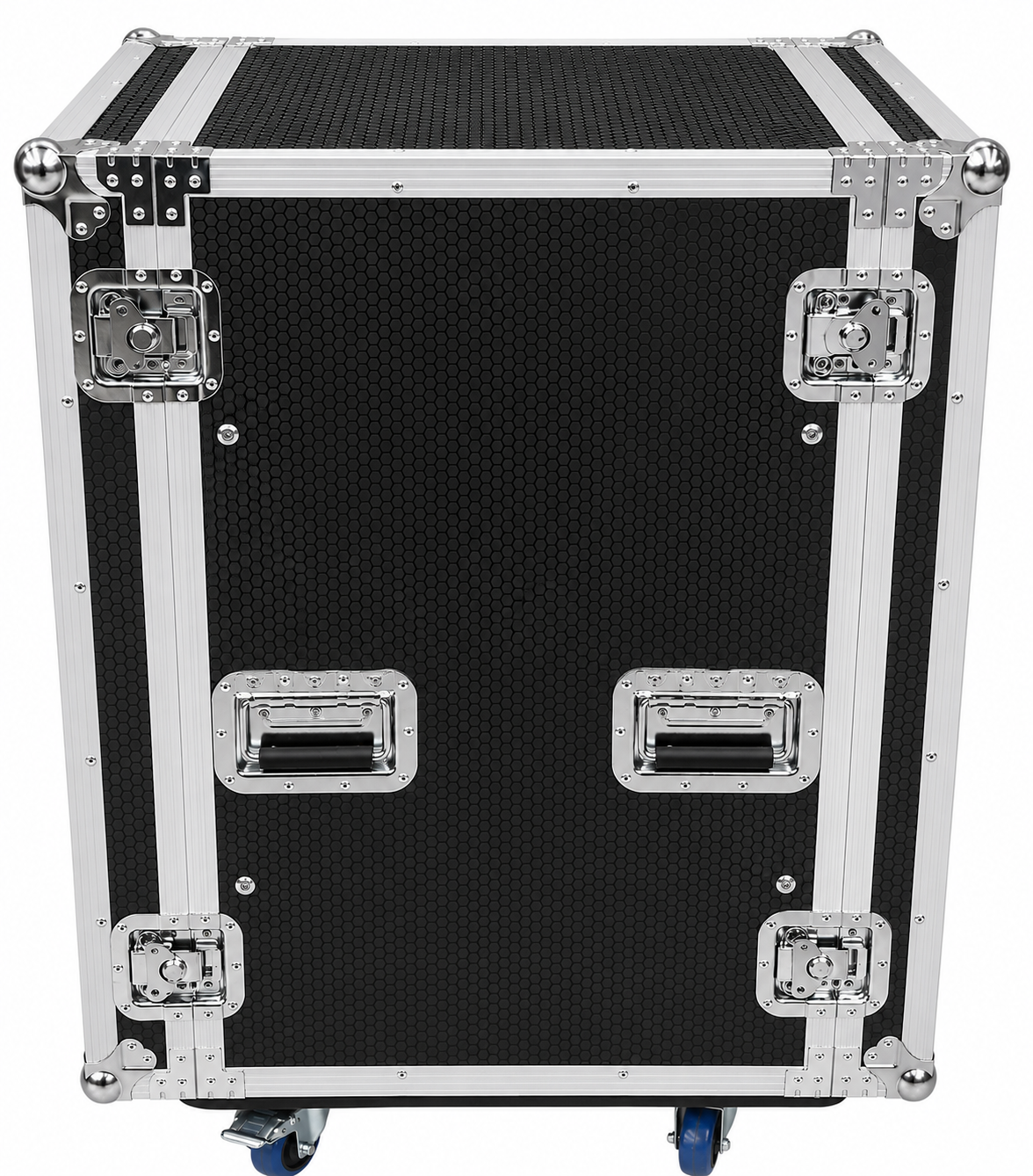 CaseToGo 16RU Spaces 19" rack anti-shock case with castors