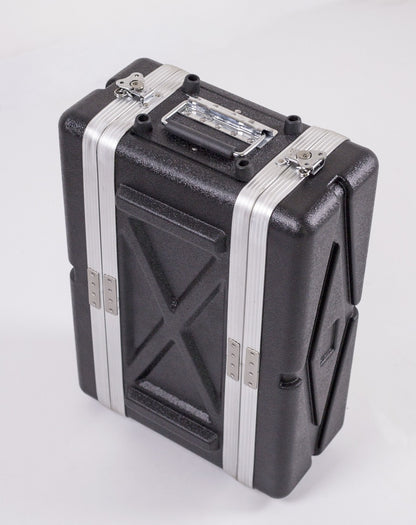 ABS 4RU 19"  shallow / effects case with 2RU draw