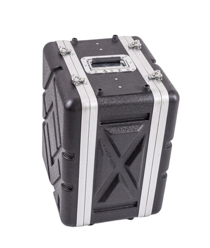 ABS 6RU 19"  shallow / effects case with 2RU draw
