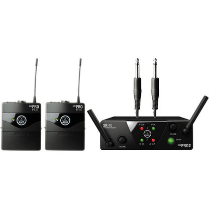 AKG WMS-S40DI WMS 40 MINI DUAL WIRELESS INSTRUMENTAL SYSTEM