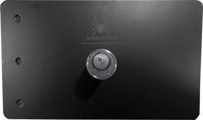 400mm x 240mm x 5mm Base plate with spigot for Pipe and Drape System